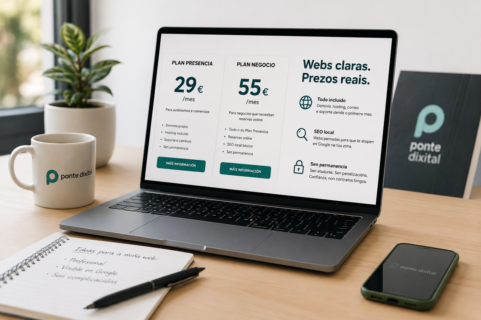 Cuánto cuesta una página web en Galicia