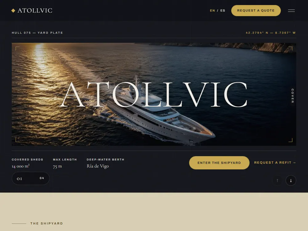 Concepto de diseño de Atollvic