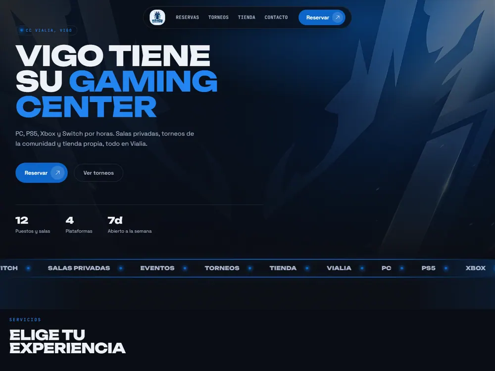 Concepto de diseño de Onente Gaming